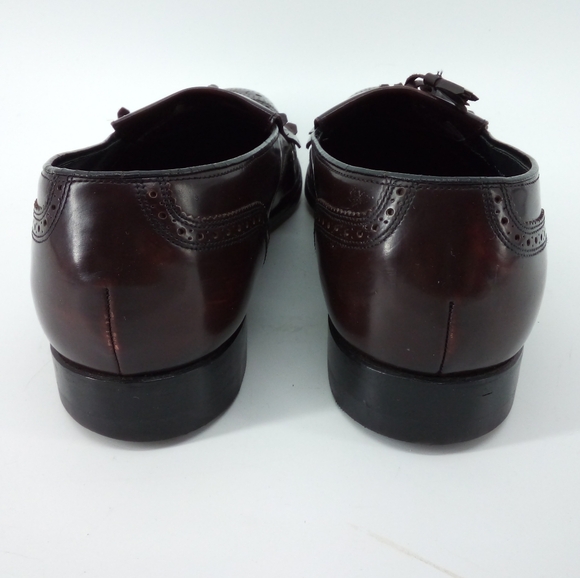 Florsheim Imperial Genuine Leather Tassel Brown Oxford Loafer Shoes 11.5 - Picture 5 of 14